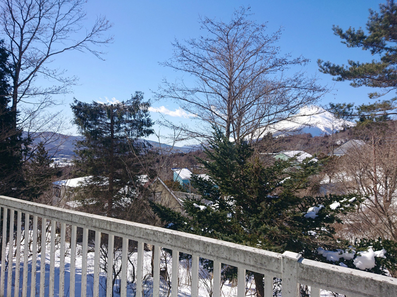 バルコニーからの景観(富士山眺望可)